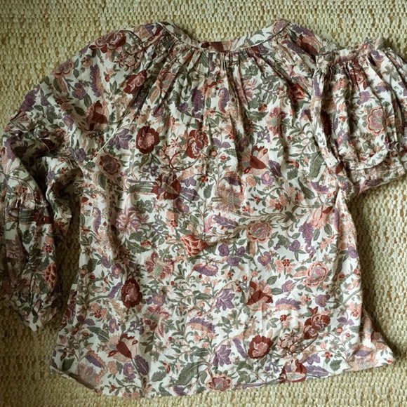 Love The Label Botanical Boho Top - Sz M - Picture 6 of 6